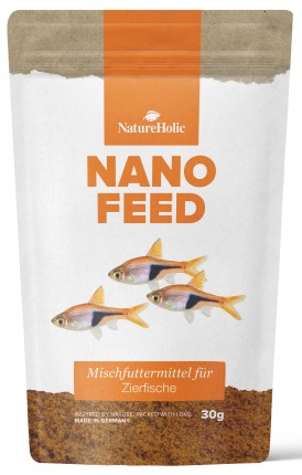 NatureHolic Nanofeed - Minifischfutter - 30g