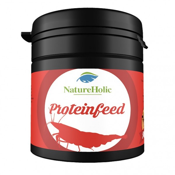 NatureHolic - Proteinfeed Garnelenfutter - Futter für Wirbellose im Aquarium - 30g